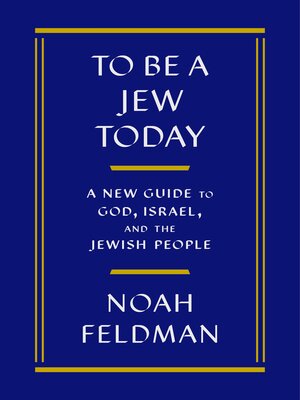 cover image of To Be a Jew Today